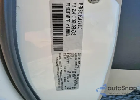 2020 Chrysler Voyager Lxi from USA, damaged, VIN 2C4RC1DG0LR286082